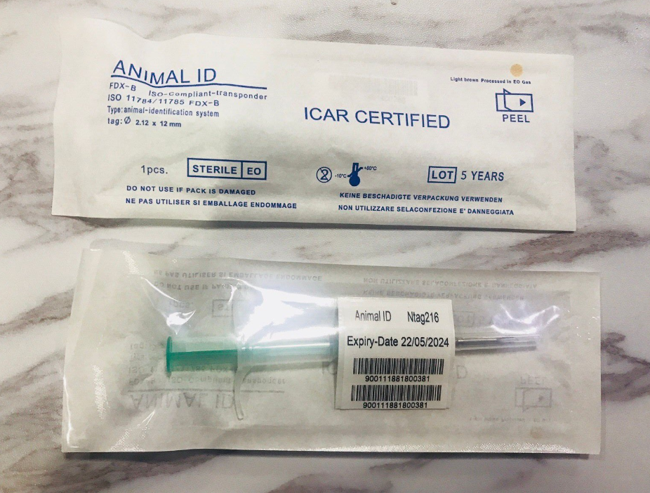 FDX-A玻璃管標(biāo)簽，T5577芯片，2.12*12mm